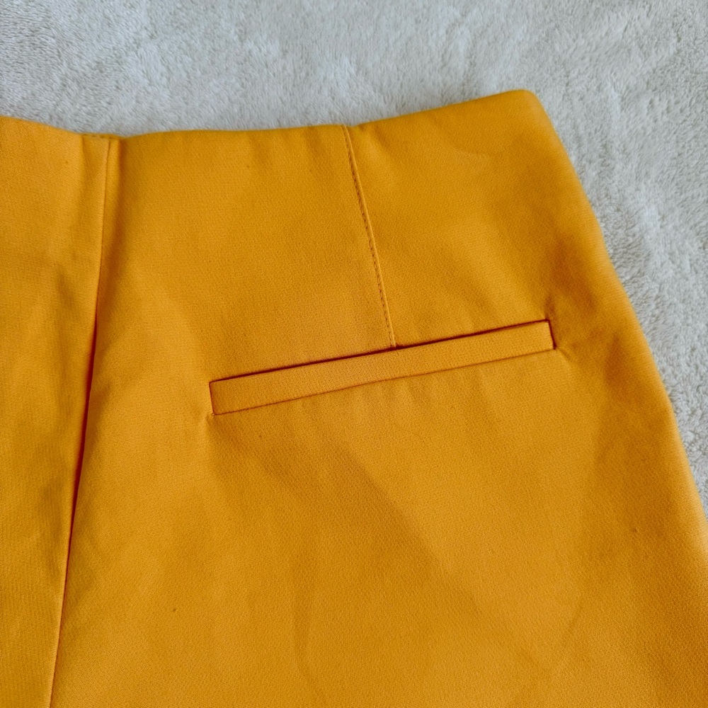 Zara Asymmetrical Skort in Orange - Picture 9 of 13